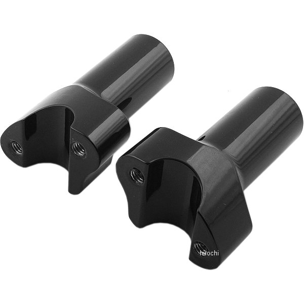 【USA在庫あり】 DRAG 1インチハンドルバー 3インチ(76mm)高 ライザー 黒 0602-035...
