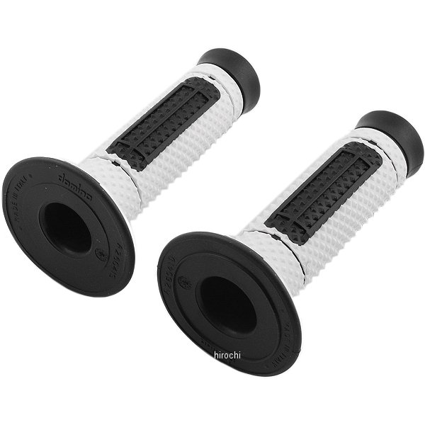 ドミノ domino グリップ オフロード DSH 119mm 白/黒 左右セット A26041C4046 HD店