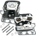 【USA在庫あり】 S&Sサイクル S&S Cycleスーパーストック シリンダーヘッド 79cc 99年-05年 Twin Cam シルバー.585