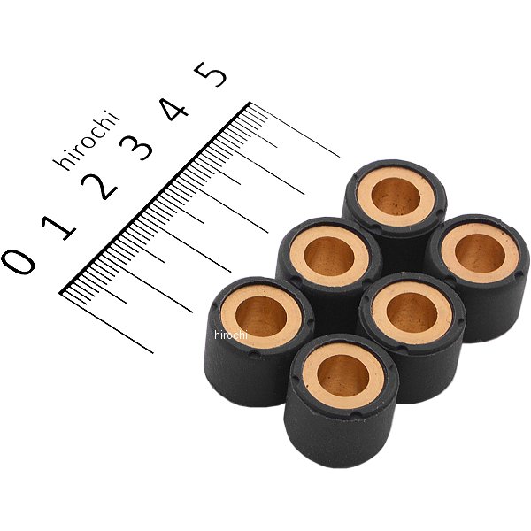 【メーカー在庫あり】 NBS バイクパーツセンター ウエイトローラー ディオ (AF27、AF34、AF35) 9.5g 6個入り 8024 HD店