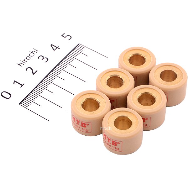 【メーカー在庫あり】 WH18-14 NTB ウエイトローラー 98年-02年 リード100 JF06 18φ×13 14.0g 1セット6個入り WH18-14 HD