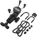 【即納】 ラムマウント RAM MOUNT Xグリップ&U字クランプ スマートフォン用 テザー付 黒 RAM-B-149Z-UN7U HD店