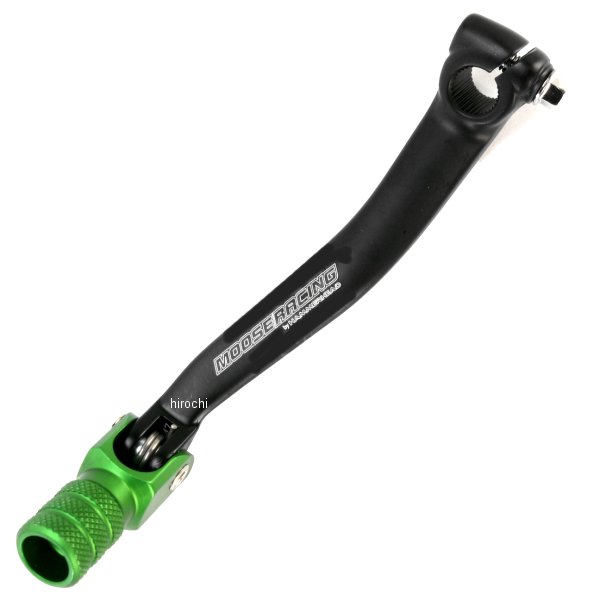 【USA在庫あり】 ムースレーシング MOOSE RACING シフトペダル 可倒式 06年以降 KX450F アルミ 緑 1602-0844 HD店