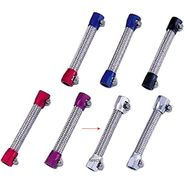 【メーカー在庫あり】 ポッシュ POSH ブレードホースキットフロントマスター用 VFR750R RC30 シルバー 200260 HD店