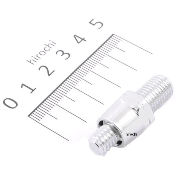 【USA在庫あり】 DRAG ミラーアダプター 7.93mm→18mm、10mm クローム ヤマハ(右) D...