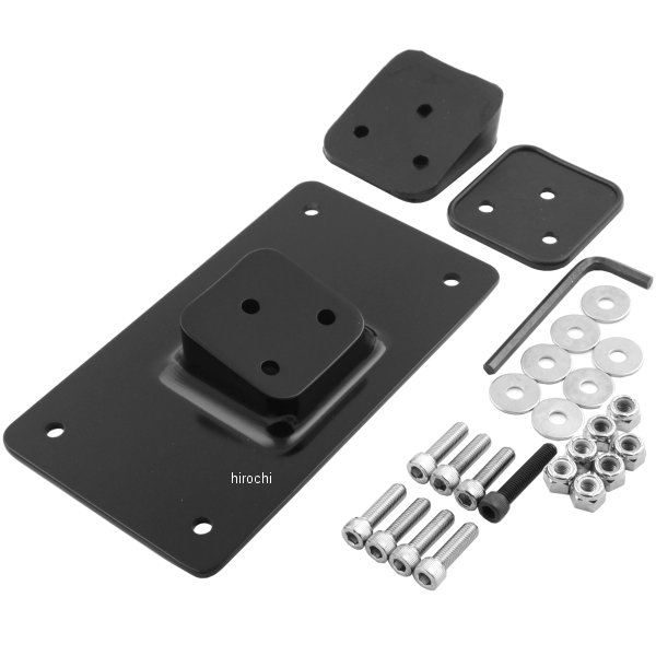 【USA在庫あり】 DRAG フェンダー ナンバープレート マウント 黒 2030-0886 HD店