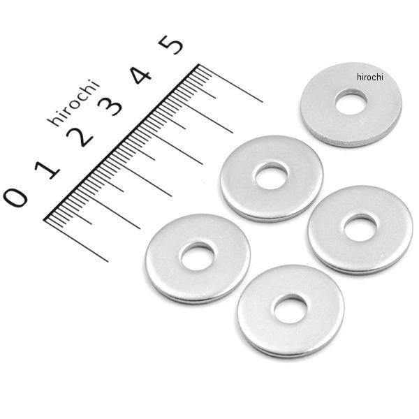 【メーカー在庫あり】 ポッシュ POSH 大径 平ワッシャーセット ステンレス 5mmx外径18mmx厚み1.5mm 5枚入り 100206-1S HD店