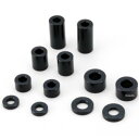 【メーカー在庫あり】 ポッシュ POSH カラーセット 厚さ3 内径10mm 外径21.6mm 2個入り 黒 100310-06 HD店(2)