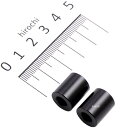 【メーカー在庫あり】 ポッシュ POSH カラーセット 厚さ15 内径6mm 外径12.6mm 2個入り 黒 121506-06 HD店