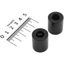 【メーカー在庫あり】 ポッシュ POSH カラーセット 厚さ25 内径10mm 外径21.6mm 2個入り 黒 122510-06 HD店(2)