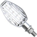 ポッシュ POSH ライトウェイトLEDウインカーセット 95年-06年 XJR1300、XJR400 クローム/クリア 060652 HD店