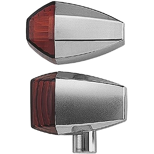 ポッシュ POSH LED ZRウインカーセット クリスタルタイプ 94年-02年 ZRX1100、ZRX400 クローム/オレンジ 071465 HD店