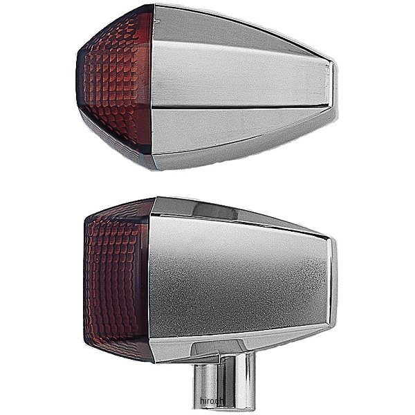 【メーカー在庫あり】 ポッシュ POSH LED ZRウインカーセット スタンダードタイプ 04年-08年 ZRX1200R、ZRX400 クローム/オレンジ 071661 HD店