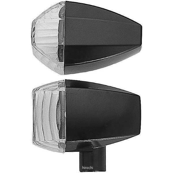 ポッシュ POSH LED ZRウインカーセット クリスタルタイプ 04年-08年 ZRX1200R、ZRX400 黒/クリア 071666-06 HD店