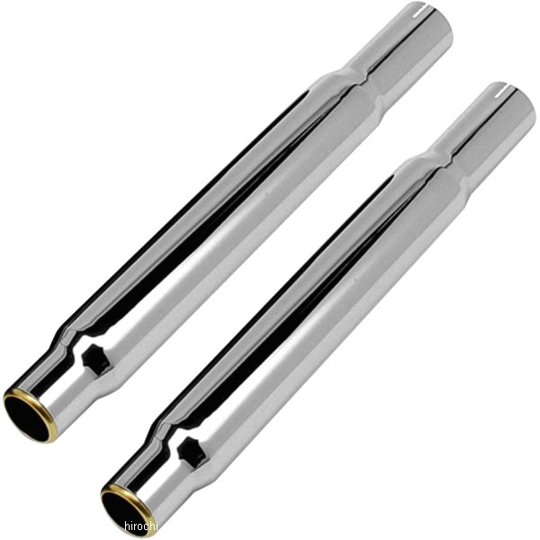 モーターステージ スリップオンマフラー ブラスワイルド テーパード 04年-13年 XL クローム 20050026 HD店