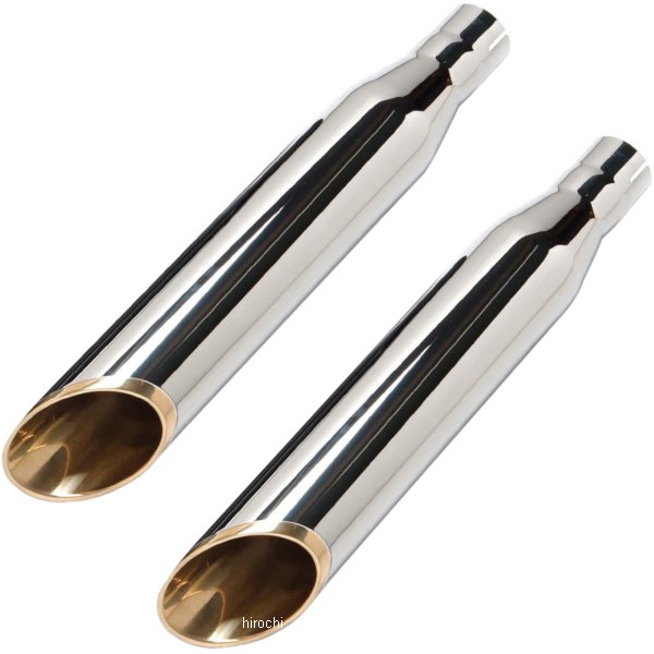 モーターステージ スリップオンマフラー ベビーブラス76 00年-06年 ソフテイル クローム 2014105 HD店