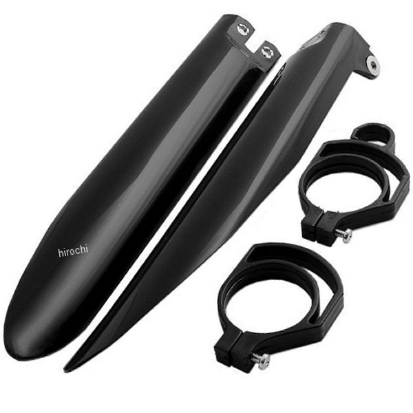 【USA在庫あり】 ユーフォープラスト UFO PLAST フォークカバー 98年-10年 KX100、KX85、KX80 黒 0412-0012 HD店