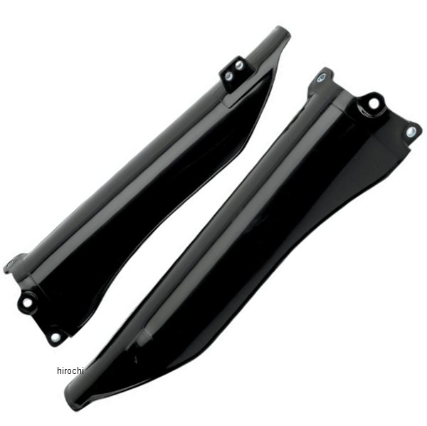 【USA在庫あり】 ユーフォープラスト UFO PLAST フォークカバー 06年-08年 KX450F、KX250F/450R 黒 0412-0102 HD店