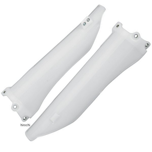 【USA在庫あり】 ユーフォープラスト UFO PLAST フォークカバー 06年-08年 KX450F、KX250F/450R 白 0412-0103 HD店