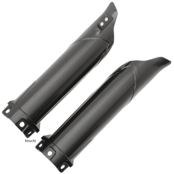【USA在庫あり】 ユーフォープラスト UFO PLAST フォークカバー 14年以降 KX100、KX85 黒 0412-0233 HD店