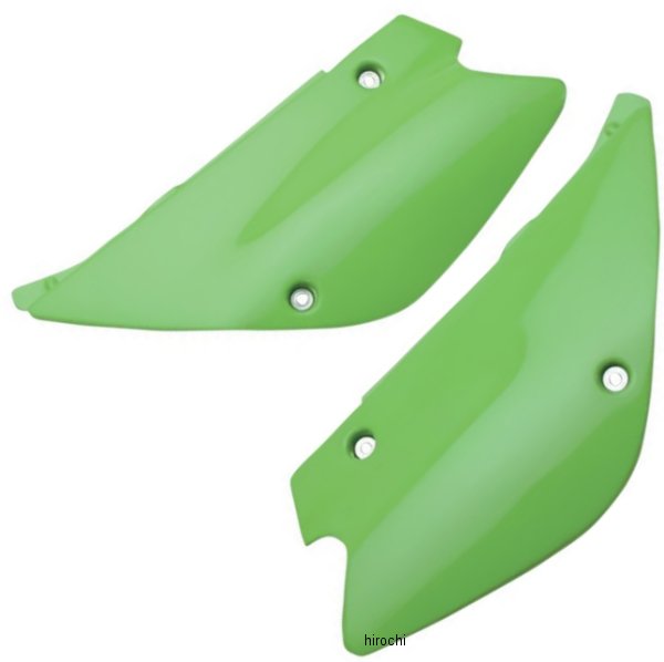 【USA在庫あり】 ユーフォープラスト UFO PLAST サイドパネル 95年-13年 KX100、KX85、KX80 KXグリーン 0520-0288 HD店
