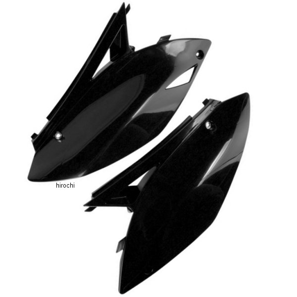 【USA在庫あり】 ユーフォープラスト UFO PLAST サイドパネル 09年-12年 KX450F、KX250F 黒 0520-0747 HD店