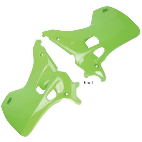 【USA在庫あり】 ユーフォープラスト UFO PLAST ラジエーターカバー 92年-93年 KX250 KXグリーン 12-246-22 HD店
