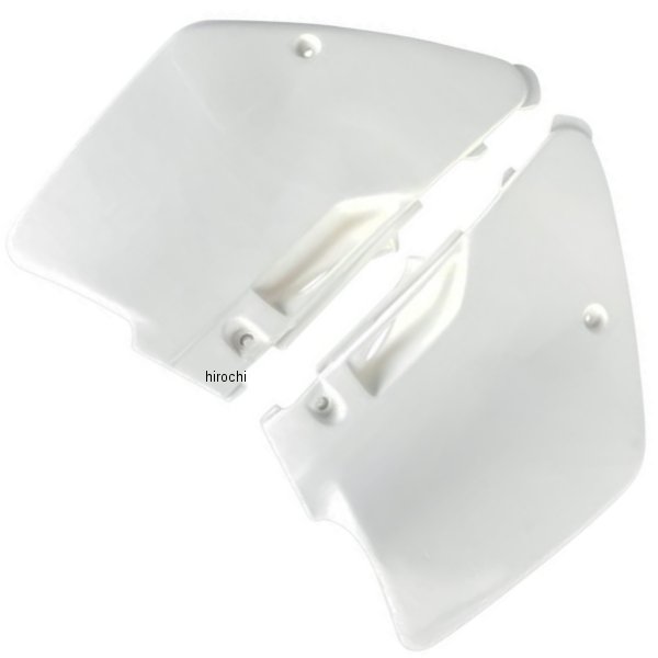 【USA在庫あり】 ユーフォープラスト UFO PLAST サイドパネル 94年-98年 KX250、KX125 白 12-324-29 HD店
