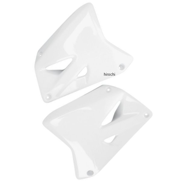 【USA在庫あり】 ユーフォープラスト UFO PLAST ラジエーターカバー 01年-06年 RM250、RM125 白 0520-0389 HD店