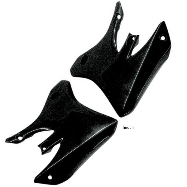 【USA在庫あり】 ユーフォープラスト UFO PLAST ラジエーターカバー 03年-04年 WR250F 黒 0520-0128 HD店