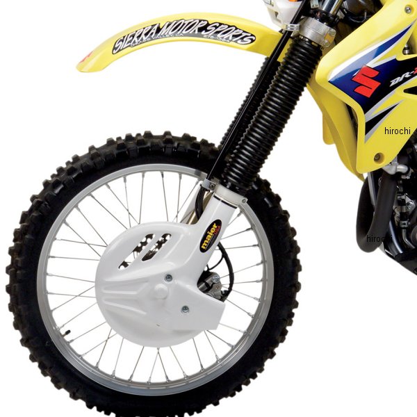 【USA在庫あり】 メイヤー maier フォーク/ディスクガード 00年-07年 DR-Z400E 白 0521-0903 HD店