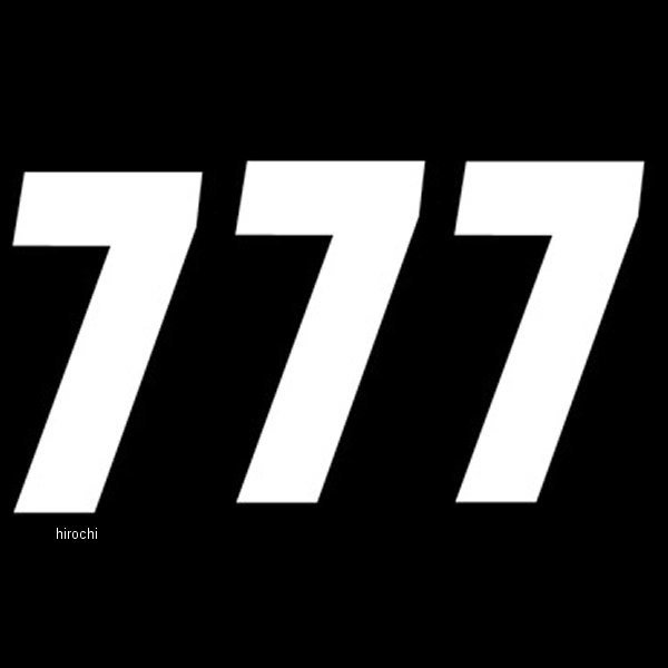 【USA在庫あり】 ファクトリーFX FACTORY EFFEX ナンバー Factory 6インチ(152mm) #7 白 (3枚入り) 4310-0281 HD店
