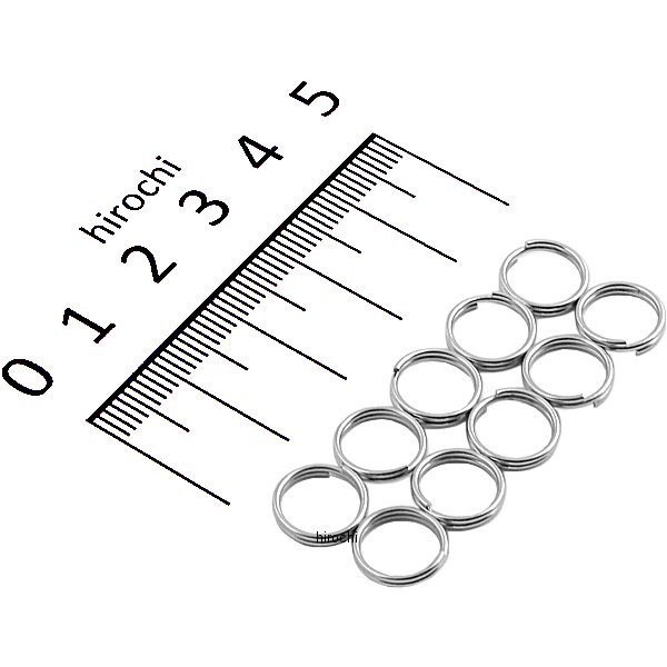 【メーカー在庫あり】 エスコ ESCO 0.8x 8mm 2重リング ステンレス製/10個 000012016527 HD店