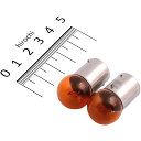 【メーカー在庫あり】 M&H マツシマ 口金シングル球 12V15W ウインカー球 (オレンジ) (2個入り) A5109OR HD店