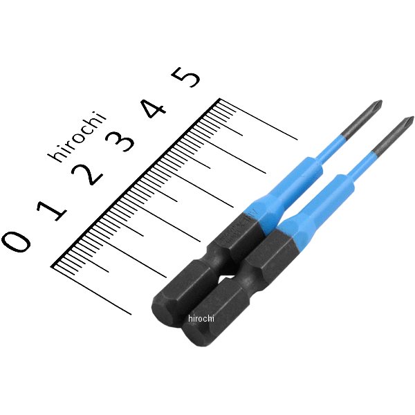 【メーカー在庫あり】 エスコ ESCO No 00x65mm カラービット 超精密ネジ用 2本組 0...