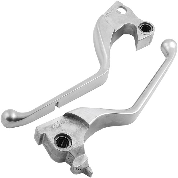 【メーカー在庫あり】 キジマ スリムレバー 14年以降 XL ベアリング付 アルミポリッシュ (左右ペア) HD..