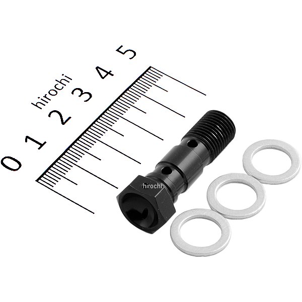 アクティブ ACTIVE バンジョーボルト P1.00W ダブル brembo対応 黒 14990027 HD店