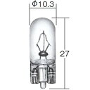 小糸製作所 白熱バルブ T10 6V1.7W ウェッジ 10個入り 1482 HD店