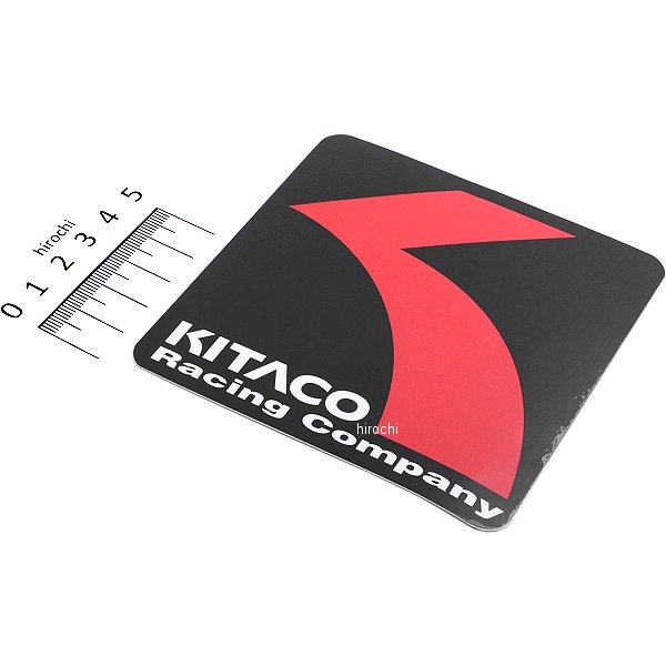 【メーカー在庫あり】 キタコ オリジナルステッカー 四角タイプ 100x100 000-0001201 HD店