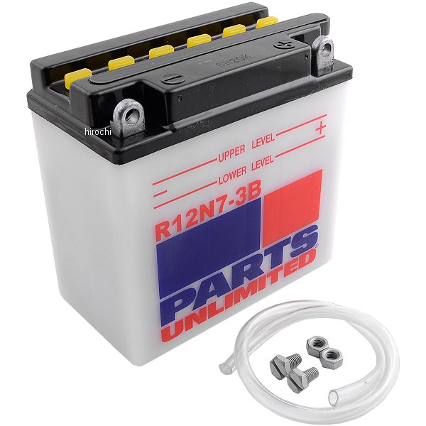 【USA在庫あり】 パーツアンリミテッド Parts Unlimited 液別 バッテリー 開放型 12V Y12N7-3B R12N7-3B HD店