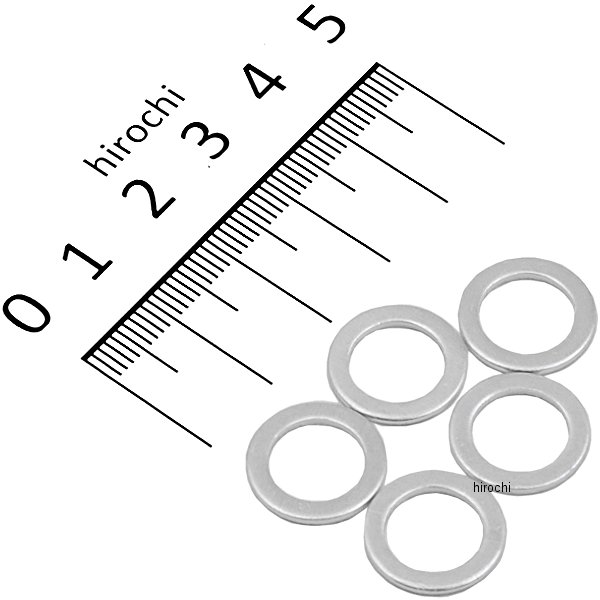 アクティブ ACTIVE クラッシュワッシャー 内径10mm アルミ 5枚入り 20999005 HD店