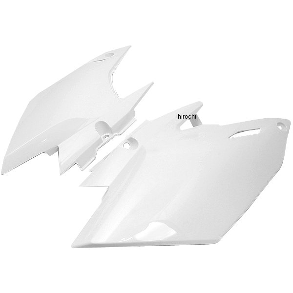 【USA在庫あり】 ユーフォープラスト UFO PLAST サイドパネル 12年-15年 WR450F 白 0520-1027 HD店