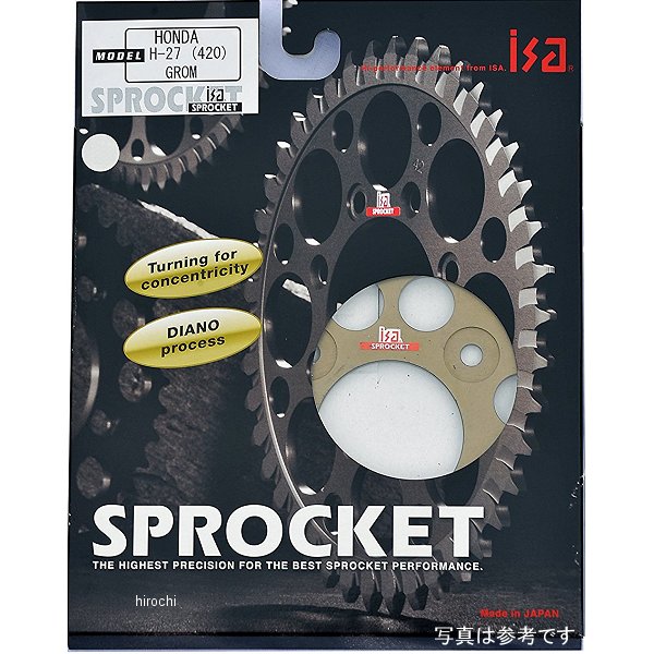 NRマジック NR MAGIC isa リアスプロケット 420-41T グロム JC61/JC75 アルミ ハードアルマイト H27-41 HD店