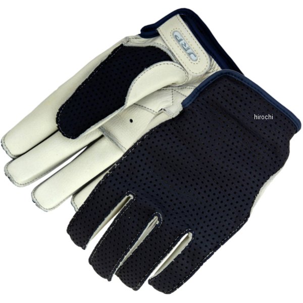 ジェイアールプロダクツ JRP レザーグローブ メッシュ ネイビー/アイボリー Sサイズ STM HD店(2)