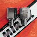 ミラックス MIRAX ネジ径変換 ミラー アダプター 正ネジ8mm→逆ネジ10mm メッキ MIRAX111 HD店