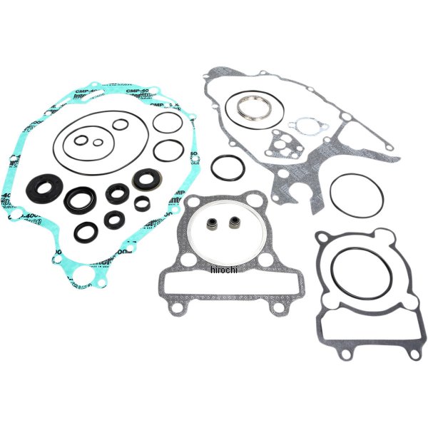 【USA在庫あり】 ムースレーシング MOOSE RACING コンプリート ガスケット オイルシール付き 87年以降 TW200 0934-4796 HD店