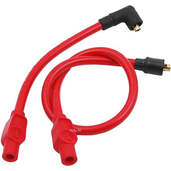 【USA在庫あり】 Sumax 10.4mm プラグコード 80年-98年 ツーリング 赤 DS-242011 HD店