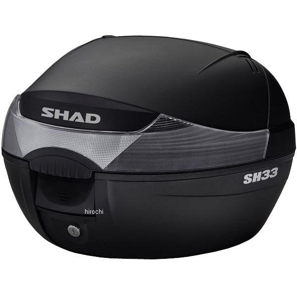 シャッド SHAD SH33 トップケース ブラック 無塗装 D0B33200 HD店
