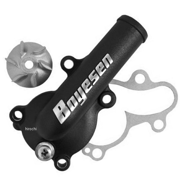 【USA在庫あり】 ボイセン Boyesen ウォーターポンプカバー インぺラーセット 16年 KX450F アルミ 黒 0932-0162 HD店