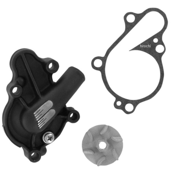 【USA在庫あり】 ボイセン Boyesen ウォーターポンプカバー インぺラーセット 94年-04年 YZ125 アルミ 黒 0940-0399 HD店